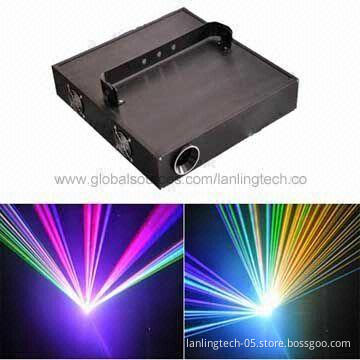 Professional Full-color Cartoon ILDA Night Club Party Laser Lights with 2W RGB Laser